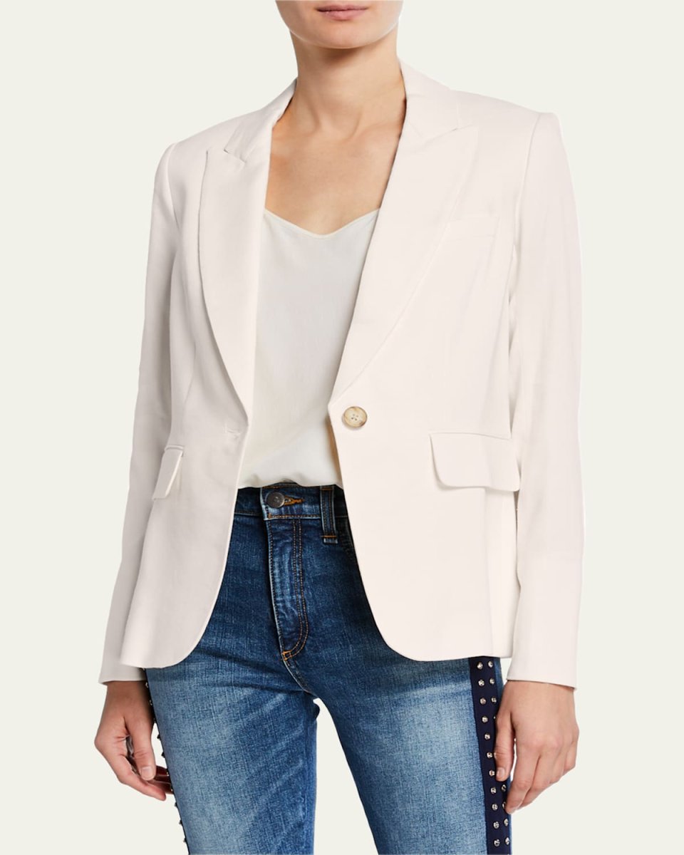 One-Button Cutaway Jacket